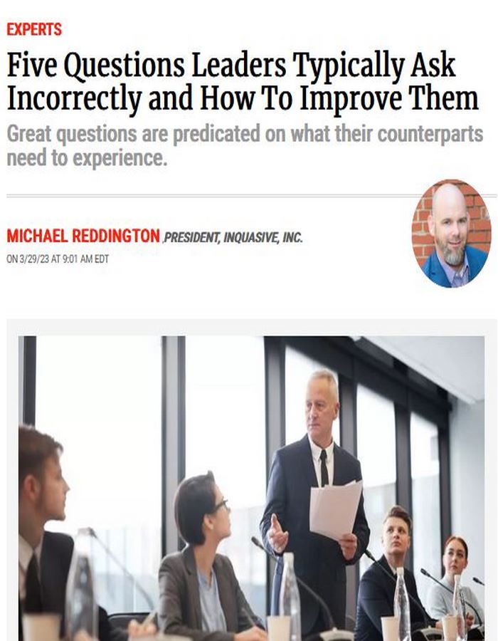 Article 1 - Five Questions Leaders Ask