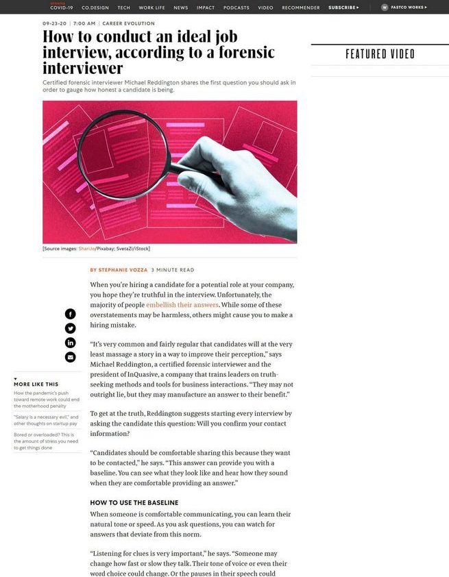 Article 4 - How To Conduct An Ideal Job Interview